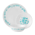 The Pioneer Woman by Corelle Dinnerware Set, 12-Piece, Teal Floral