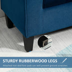 Button-Tufted Storage Ottoman Bench, Polyester and Rubberwood, 53.25in W x 17.75in D x 25.5in H
