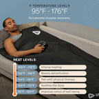 LifePro RejuvaWrap Infrared Sauna Blanket - 71 x 36 in, 9 Heat Levels