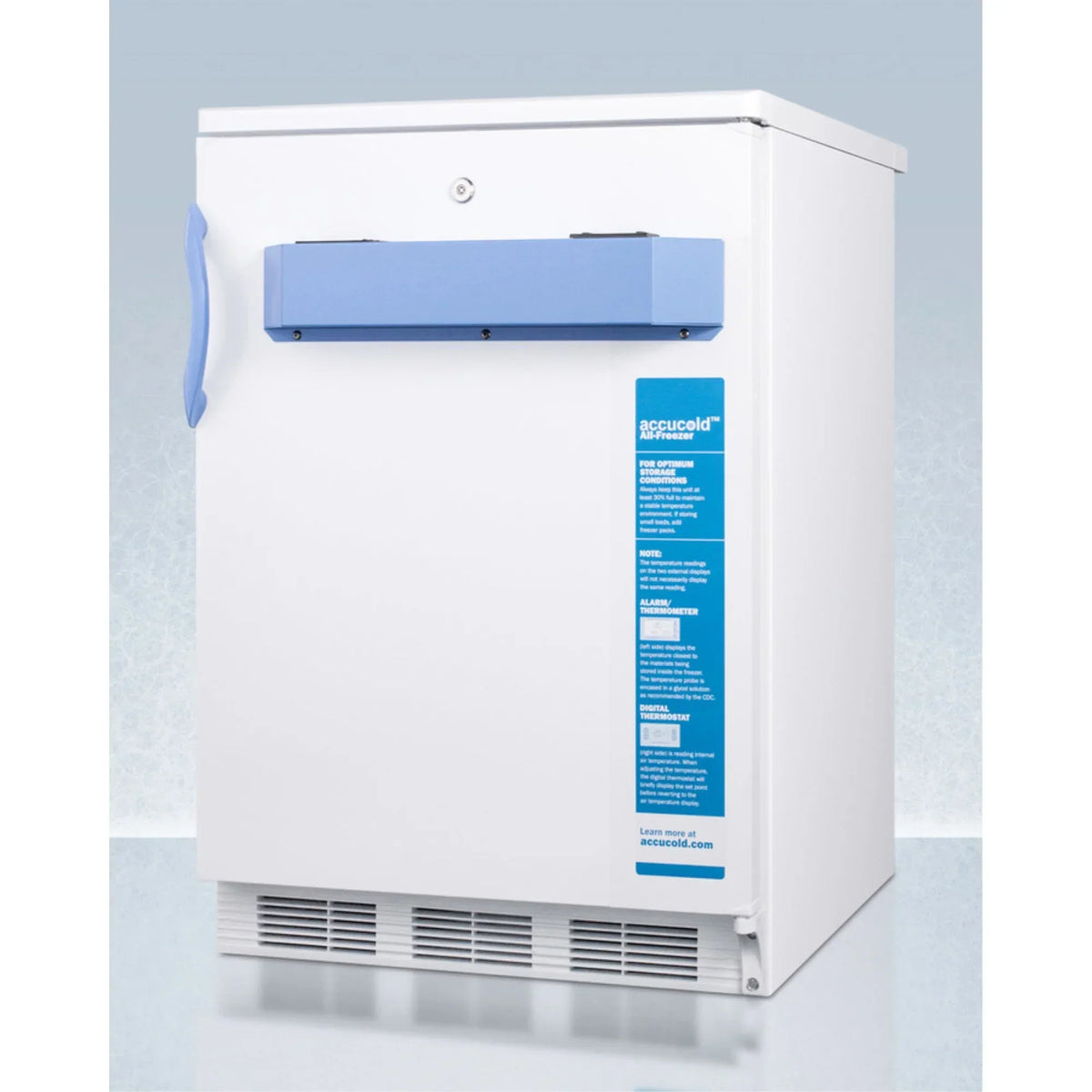 Medical/Scientific Undercounter All-Freezer, -25 C Capable, 24 in Footprint