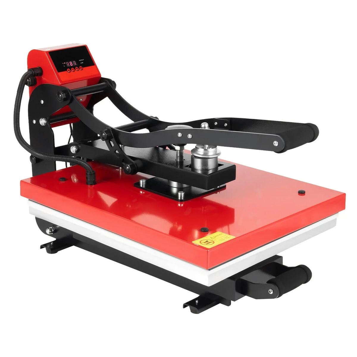 16 in x 20 in Clamshell Semi-Auto Open Heat Press Machine With Slide-Out Function