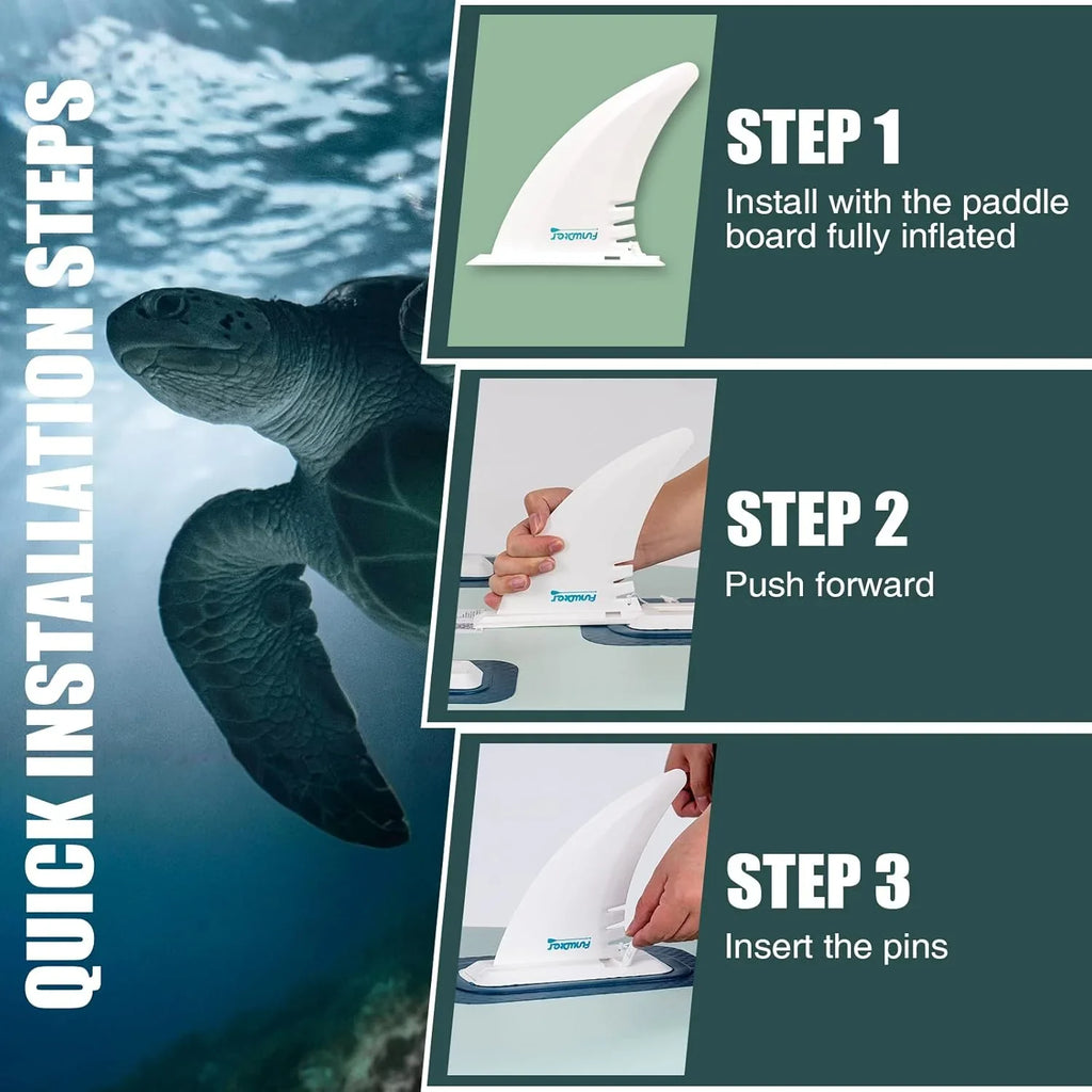 FunWater Inflatable Stand Up Paddle Board, 11 ft x 32 in x 6 in - SUP Paddle Accessories
