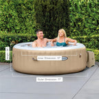INTEX PureSpa Bubble Massage Spa Set, 4 Person, 77in x 28in - 28425EH
