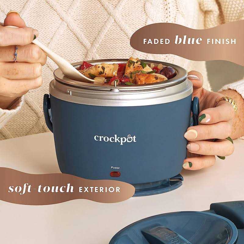 Crockpot Lunch Crock Food Warmer, 20 Ounce - Black Licorice