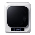 Portable Mini Clothes Dryer - White With Black Square Door