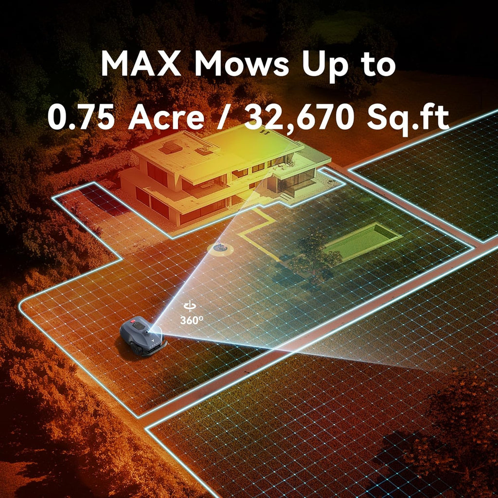 Neomow Robot Lawn Mower, 0.75 Acre, 3D LiDAR SLAM+Vision, 4G - X SE