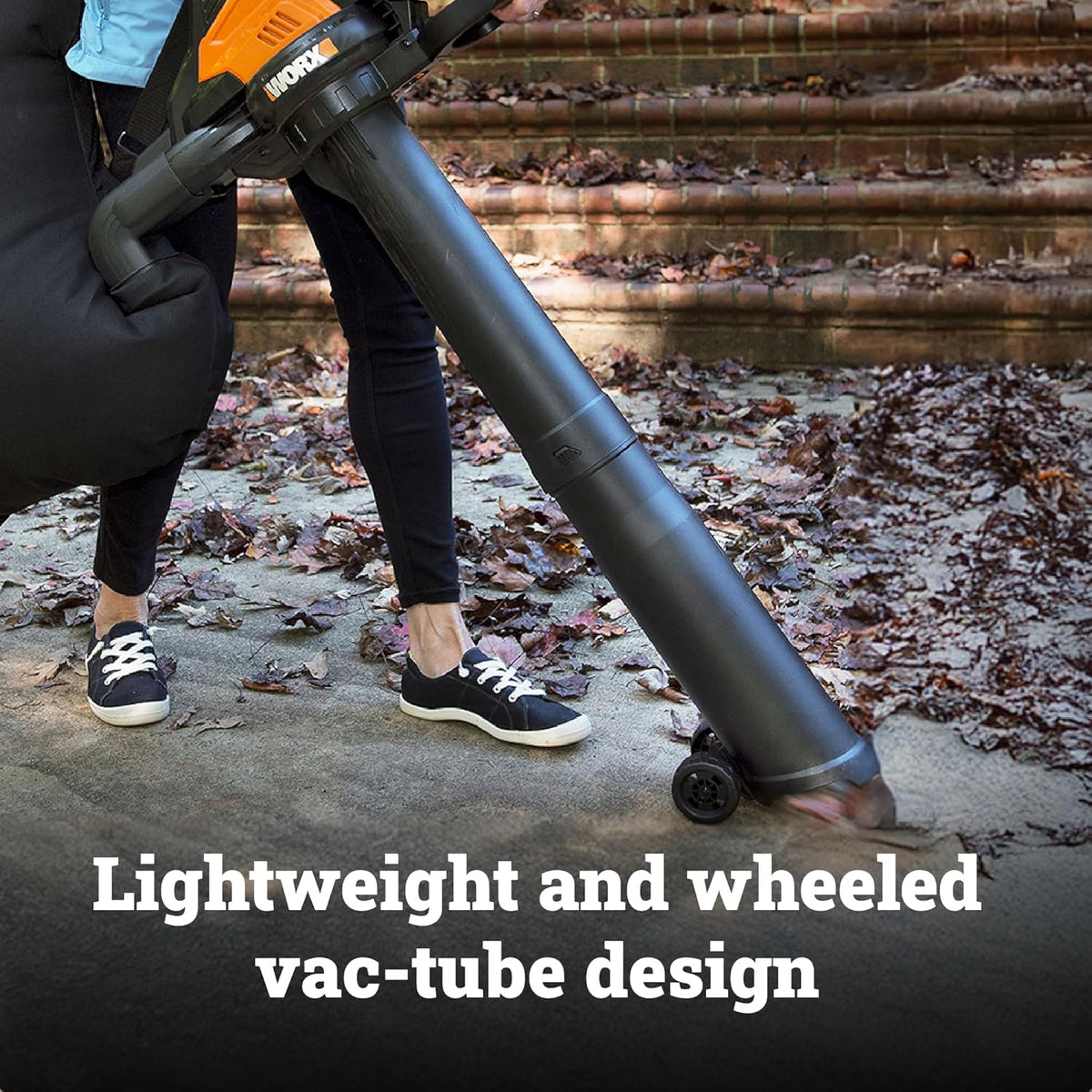 WORX 40V Cordless Leaf Blower, Vacuum And Mulcher With 2 x 4.0 Ah Batteries And Charger - WG583