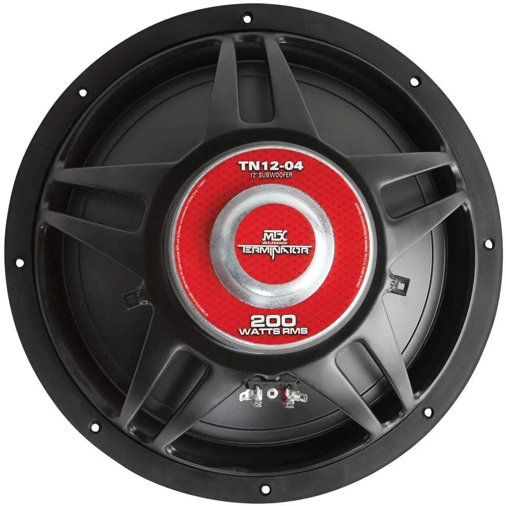 MTX 12 Inch 400 Watt Car Audio Subwoofer - TN12-04