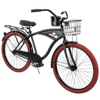 Huffy Men's Cruiser Bike 26 in Black - Nel Lusso