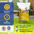 Chicken Sand Odor Eliminating Coop Bedding, 50 Lb Bag, 8 Pack