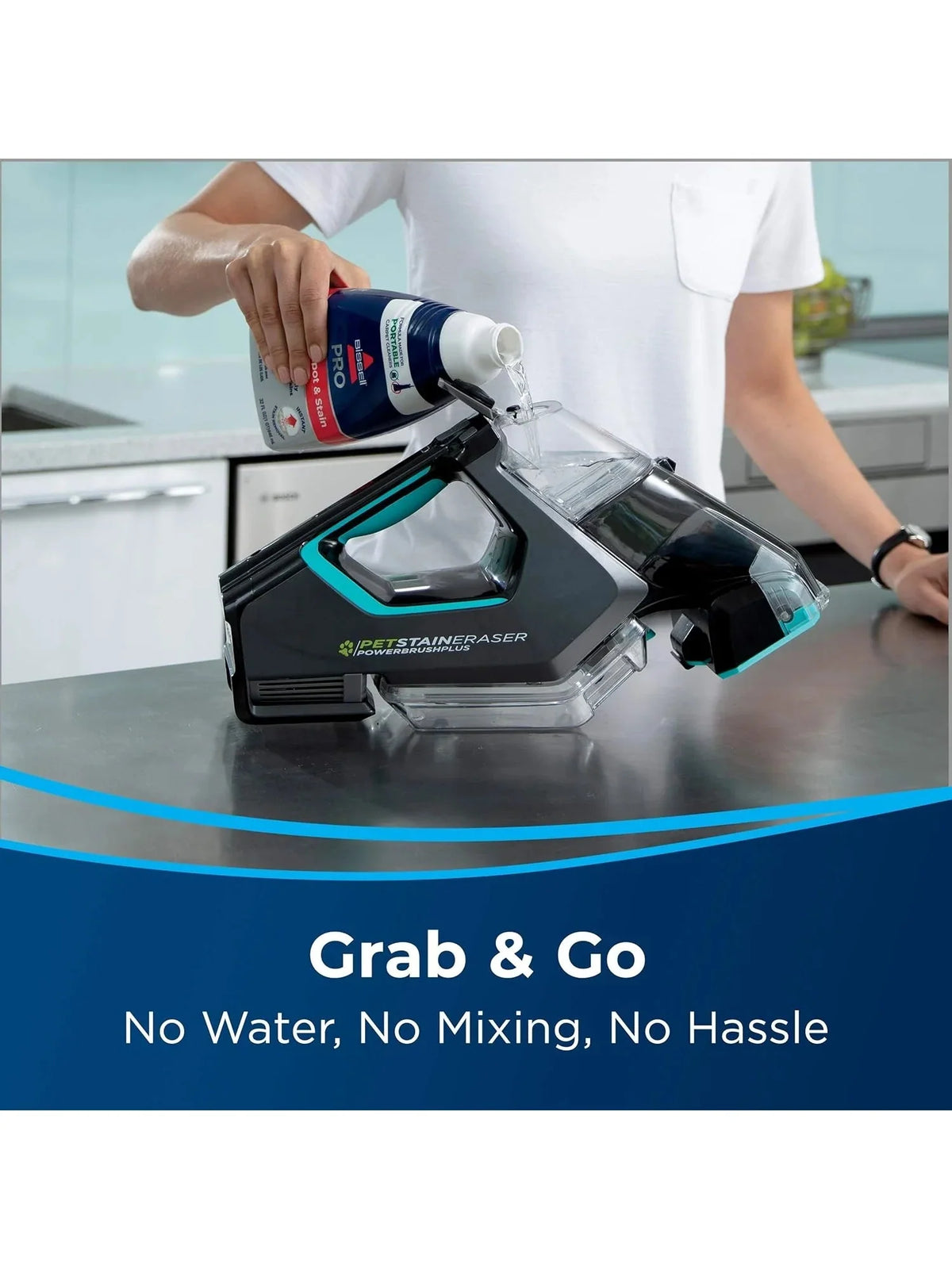 BISSELL Pet Stain Eraser PowerBrush, 20 Min Runtime
