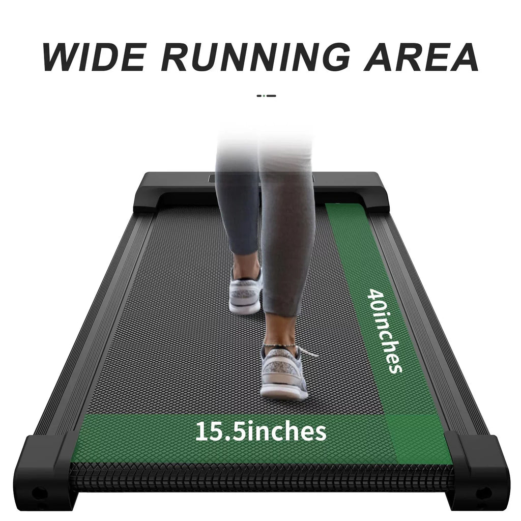 Bigzzia Portable Running and Walking Treadmill, 2 HP, 265 lbs Maximum Weight