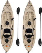 Lifetime Tamarack Angler 100 Fishing Kayak 2 Pack With Paddles - 90806