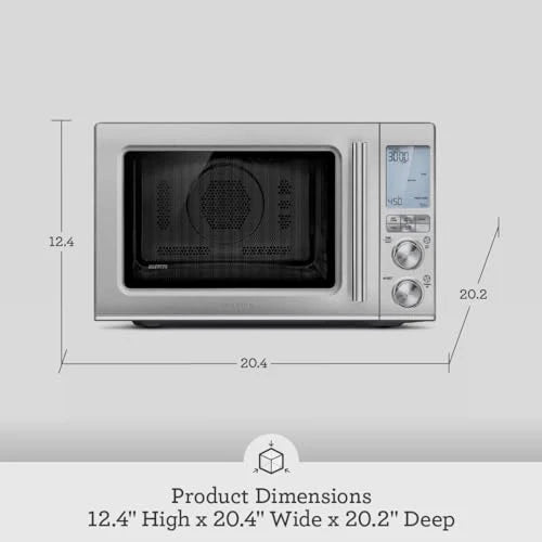Breville Combi Wave 3 in 1 Microwave, 1.1 Cubic Feet, Black Stainless Steel - BMO870BST1BUS1