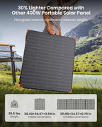 Portable Foldable Solar Panel 450W 38V N-Type 16BB 25% Efficiency - IP68 Waterproof