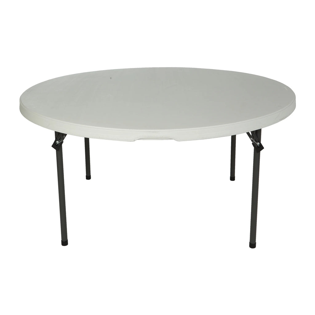 Lifetime 60 Inch Round Commercial Folding Table, Almond - 280435
