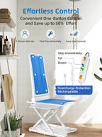 PPOLB Electric Chair Lift For Elderly, 308 lbs Support, Waterproof, Foldable