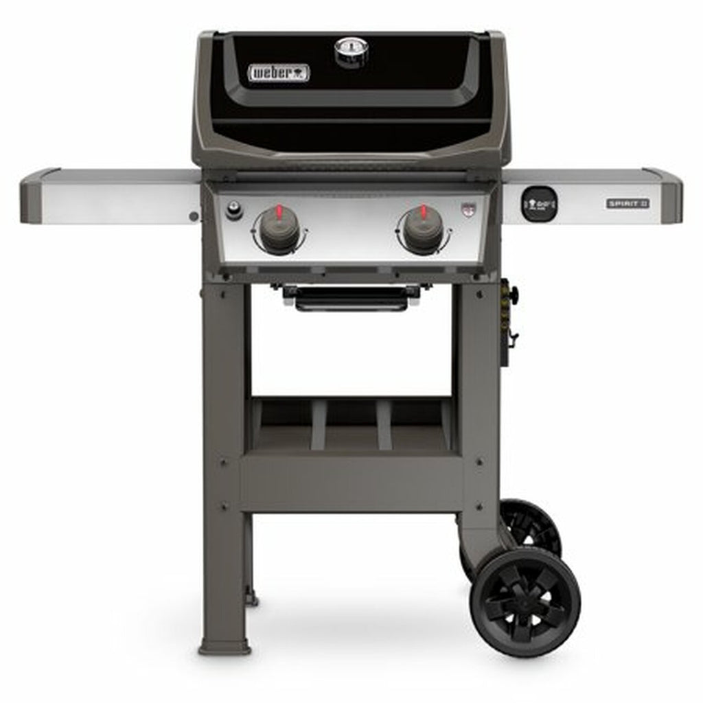 Weber Spirit II E-210 Propane Gas Grill, 2 Burners, 450 sq in, Black - 44010001