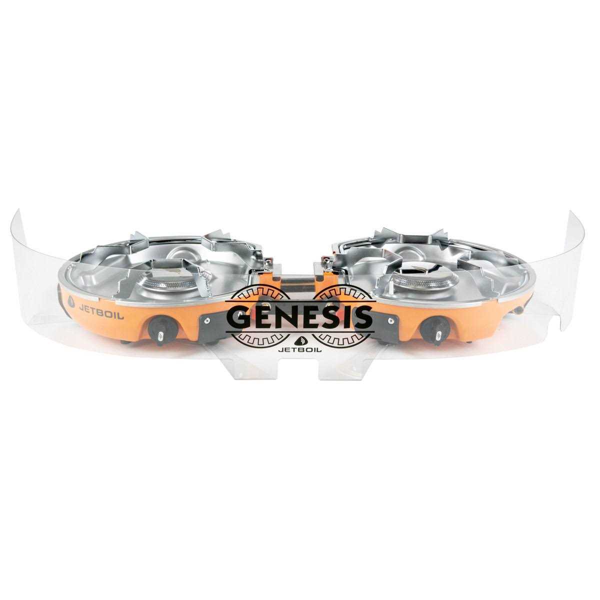 Jetboil Genesis Base Camp 2 Burner Stove System, 5-Liter Pot And 10-Inch Fry Pan