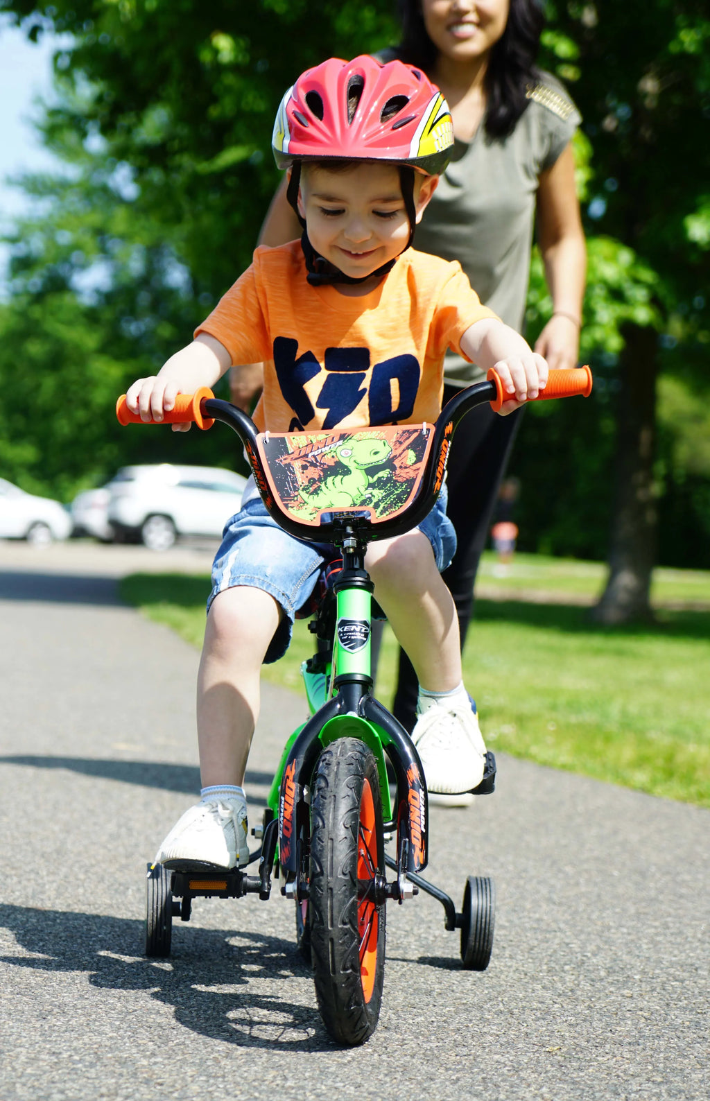 Kent Boys' Toddler/Child Bike, 12 Inch, Green - Dino Power