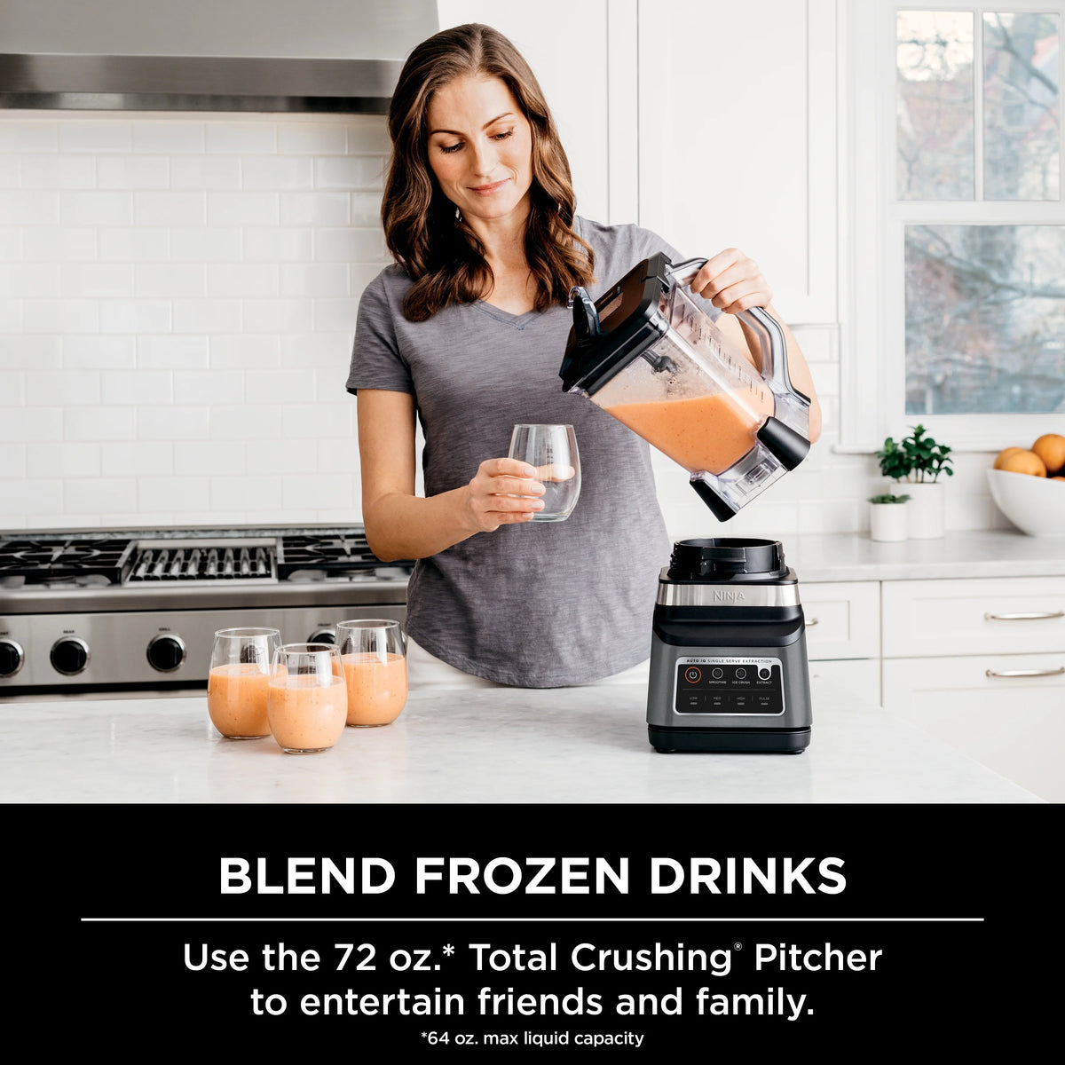 Ninja 1500 W 72 oz Blender, Black - BN751