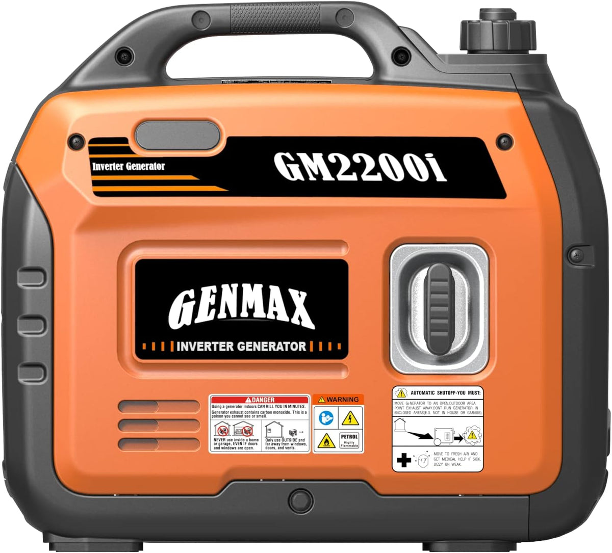 GENMAX Gas Inverter Generator - 2200 Starting Watts / 1800 Running Watts