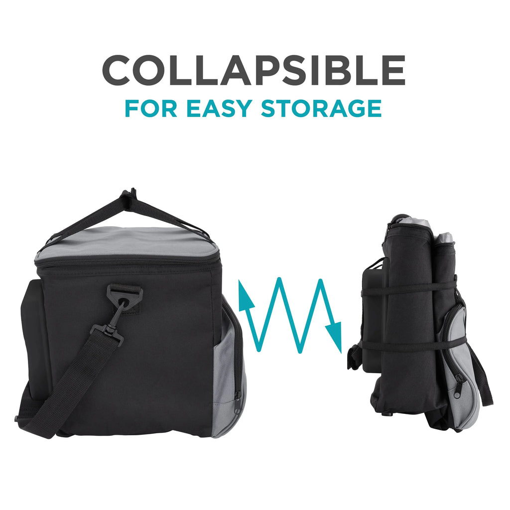 Ivation Portable Electric Cooler Bag, 15 L, Soft-Sided, DC 12V