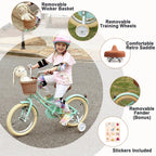 Glerc Girls' Kids' Bike, 12 inch, Pink, Ages 2-4 Years - Little Molly