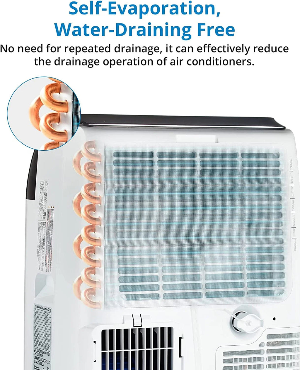 EastVita Portable Air Conditioner 10000 BTU With Remote Control And Window Kit