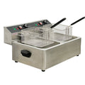 Commercial Electric Countertop Stainless Steel Deep Fryer 23 in 12L 2.5KW