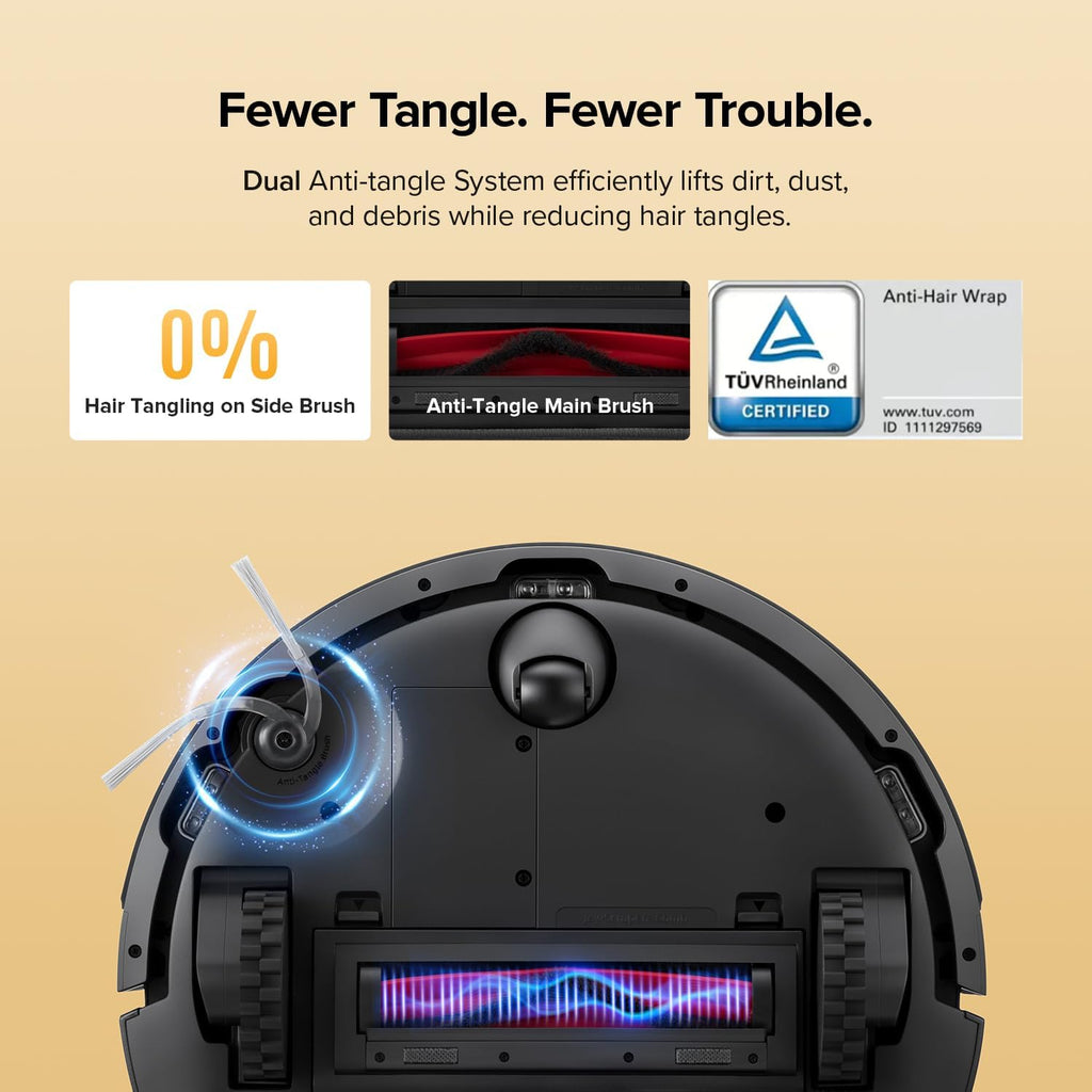 roborock Q7 M5 Robot Vacuum And Mop Combo, 10,000Pa Suction, Black - Q7 M5