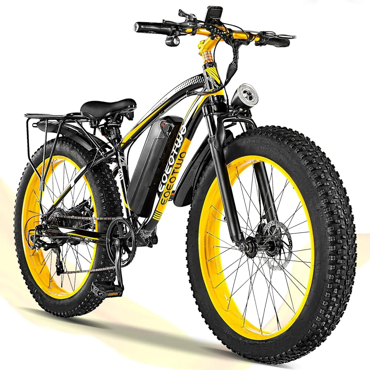 Electric Bike For Adults, 1500W Peak Motor, 26 Inch Fat Tire Electric Mountain Bike