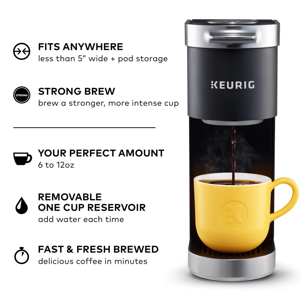 Keurig Single Serve K-Cup Pod Coffee Maker, Dusty Rose - K-Mini Plus