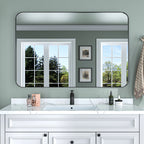 Aluminum Alloy Rounded Corner Wall Vanity Mirror