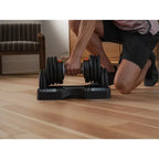 NordicTrack Select-A-Weight Adjustable Dumbbell Set, 55 lb Pair - Easy Dial-Select Mechanism