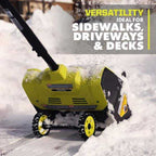 RYOBI 40V Cordless Electric Snow Shovel With 4.0 Ah Battery And Charger - 12 in