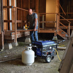 DuroMax 13,000-Watt Dual Fuel Portable Generator, Gasoline/Propane, Electric Start - XP13000EH