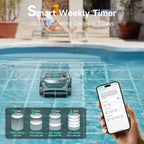 WYBOT Cordless Robotic Pool Cleaner With Dual Filtration And 180 Minutes Runtime - C2