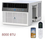 Window Air Conditioner 8000 BTU Up To 370 Sq. Ft. With Remote And App Control
