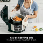 Ninja Foodi 10-in-1 6.5 Quart Pro Pressure Cooker Air Fryer Multicooker, Stainless - OS300