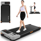 ANCHEER Under Desk Walking Pad Treadmill, 0.6-3.8 MPH, 240 lbs Capacity, 2.5 HP