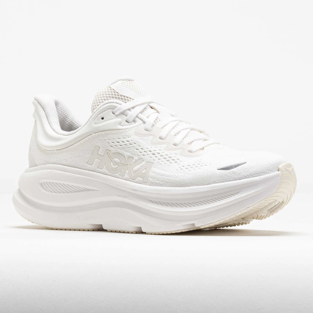 Women's Running Shoes, White/White - Bondi 9