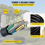 VEVOR Generator Extension Cord 50 ft 50 Amp STW 125V 250V 12500W N14-50P SS2-50R CS6364 - 45446 + 45505