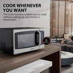 TOSHIBA 4-in-1 Countertop Microwave Oven, 1.5 Cu Ft, 1000W, Silver - ML-EC42P(SS)