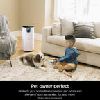 Shark Air Purifier MAX With NanoSeal HEPA, Clean Sense IQ, Odor Lock, 1000 Sq. Ft., 99.98% Particle Capture