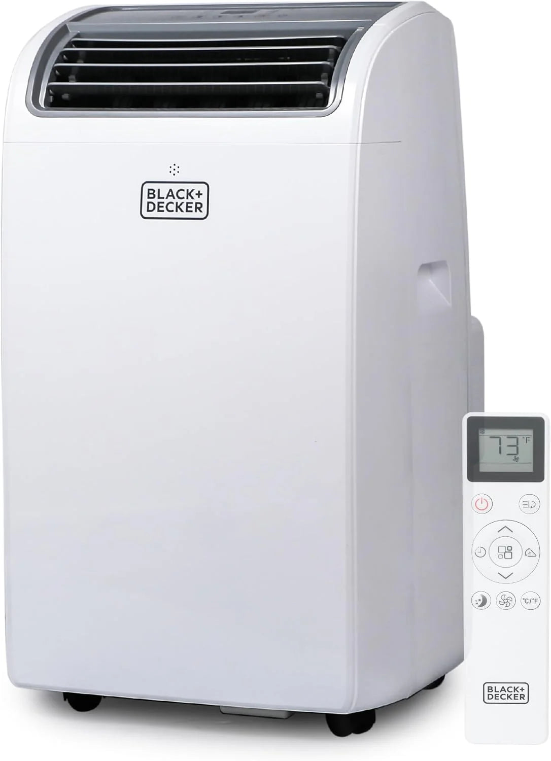 BLACK+DECKER Portable Air Conditioner 10,000 BTU for Rooms up to 450 Sq. Ft., White