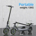 Roinside Electric Scooter, 8.5 in Solid Tires, 350W, 19 MPH, 21-23 Miles - UP12 Plus
