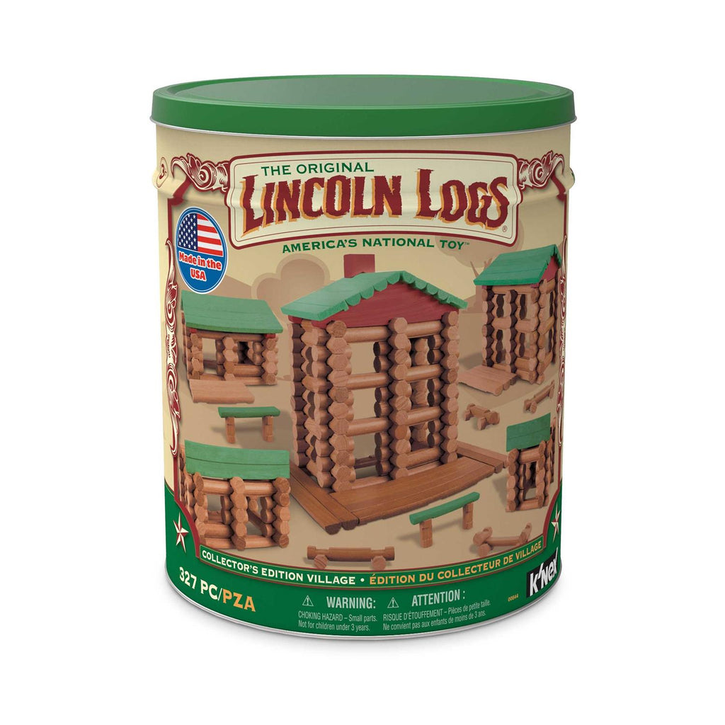 Lincoln Logs Collectors Edition Village Building Set, 327 Pieces