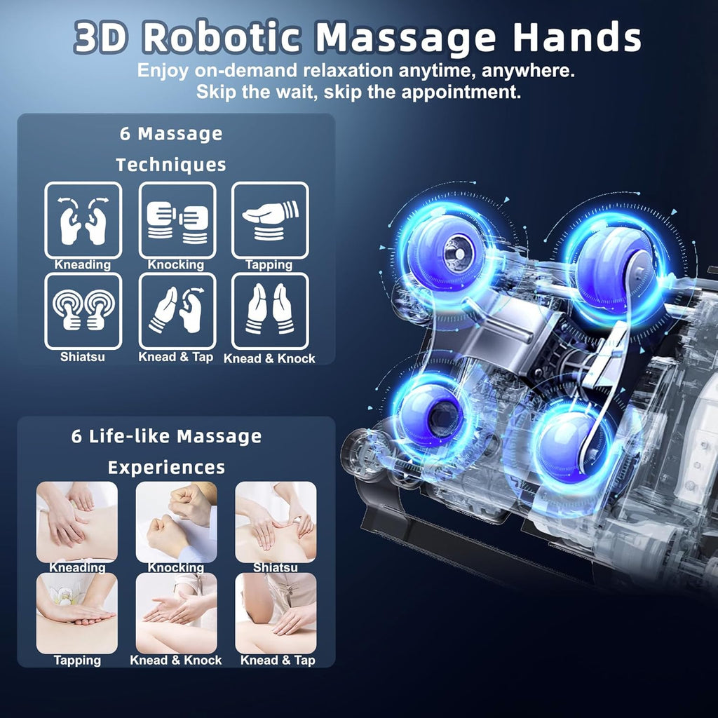 MYTHIA Full Body Zero Gravity Massage Chair With SL Track, 12 Auto Modes - A303C