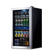 Beverage Refrigerator Cooler, 126 Cans, Right Hinge Glass Door - AB-1200